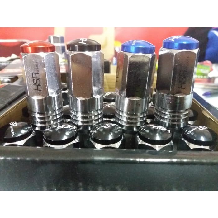 baut roda mobil hsr racing lug nut buatl brio agya