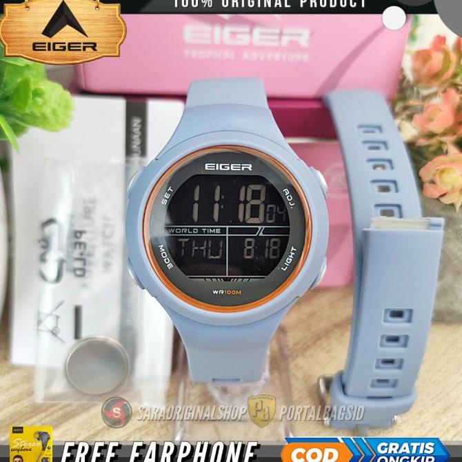 EIGER SHASTA WS-MDW WATCH Jam Tangan Digital Wanita Original