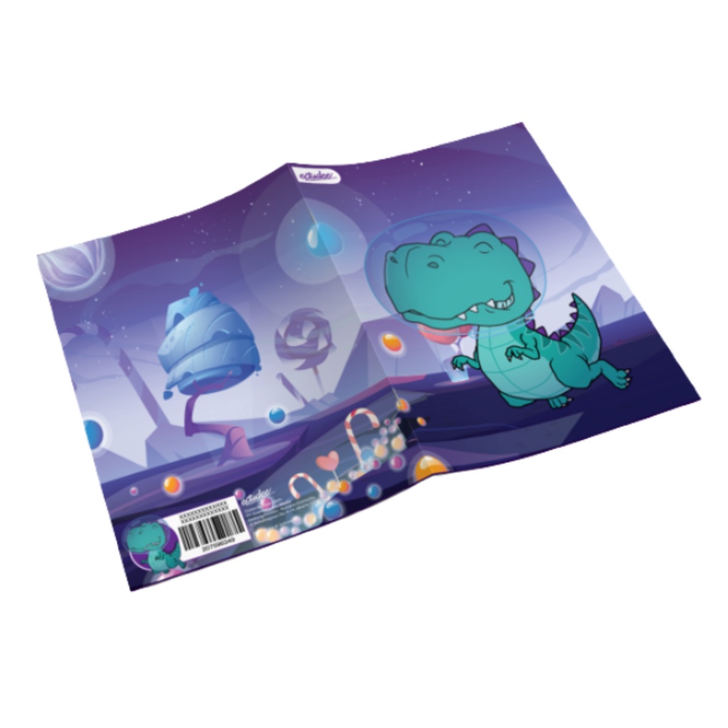 

Gramedia - Buku Tulis Sekolah Estudee Motif Dino - Buku Kwarto 38 lembar, isi 10 Pcs