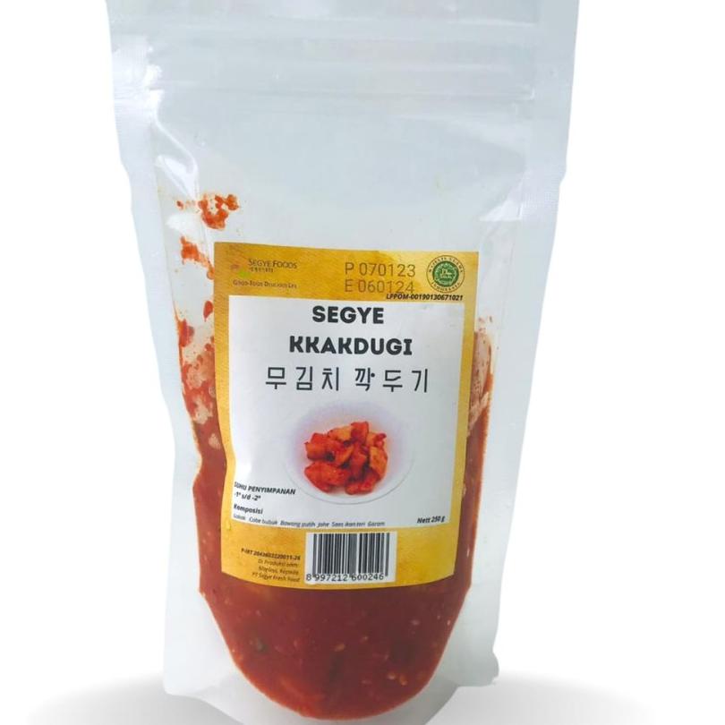 

Kimchi Lobak Kkakdugi / Kakdugi / Ggakdugi / Kimchi Lobak Kotak 250Gr