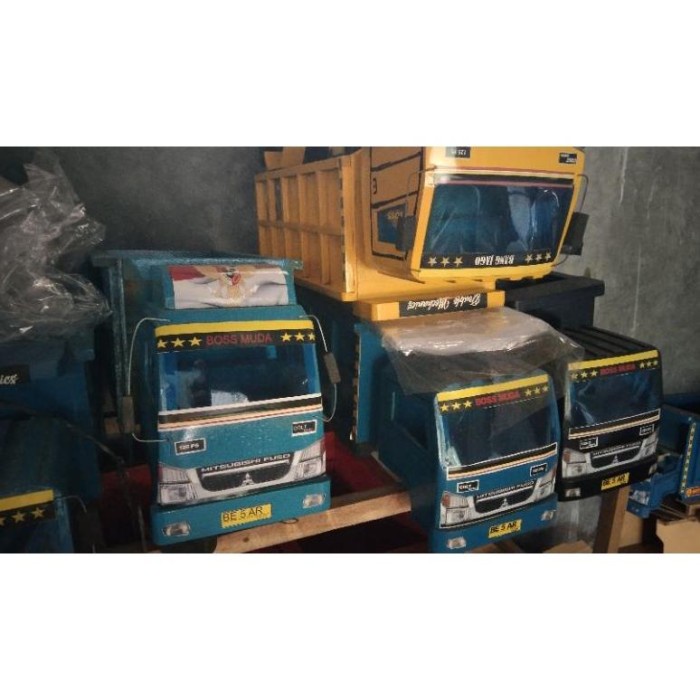 Flash Sale Miniatur/Truk Oleng/Dam Truk/Truk Oleng Jungkit Terlaris