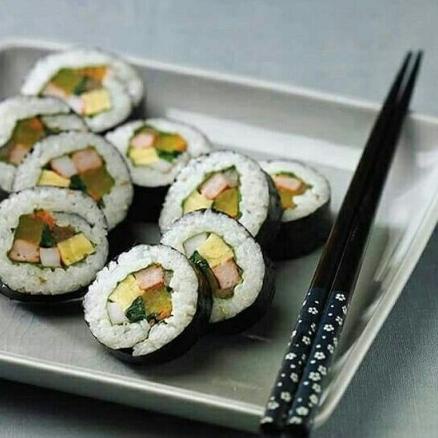 Paket Hemat Set Kimbabsushi Korea Halal Tokin Acar Damuji Gulung