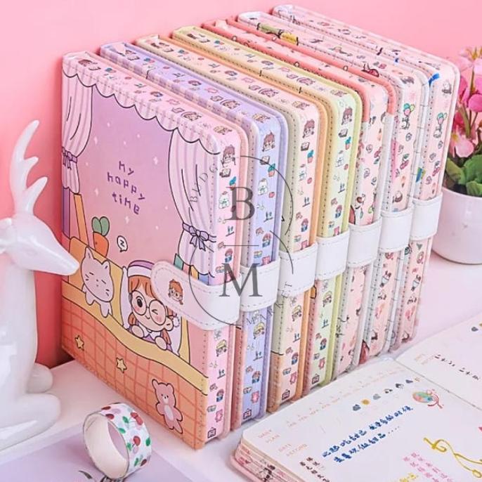 

MAGNETIC NOTEBOOK DIARY / JURNAL AGENDA BUKU TULIS / PLANNER / NOTEBOOK WANITA / BUKU TULIS ANAK .