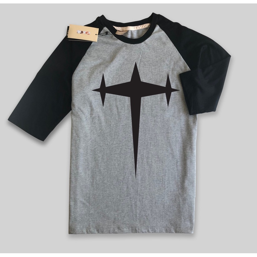 Kaos Raglan Anime Kill La Kill Goku Uniform Three Star