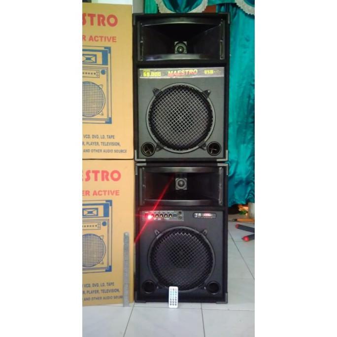 New Speaker Aktif Bluetooth 12 In Subwoofer Akatron 12 Inch Maestro Ruditabuti_Shop