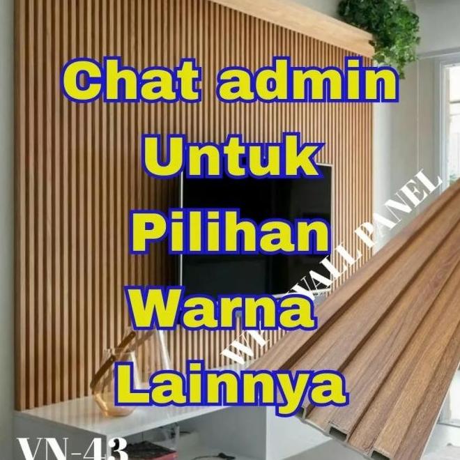 Promo Wpc Wall Panel Wpc 3D, Kisi Kisi, Panel Wpc (Panel Dinding) Petit_Store