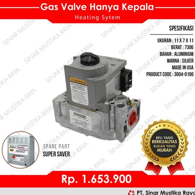 HARGA SPESIAL Gas Valve SS-225 (Kepala) Super Saver Heater Alat Ternak Ayam Unggas