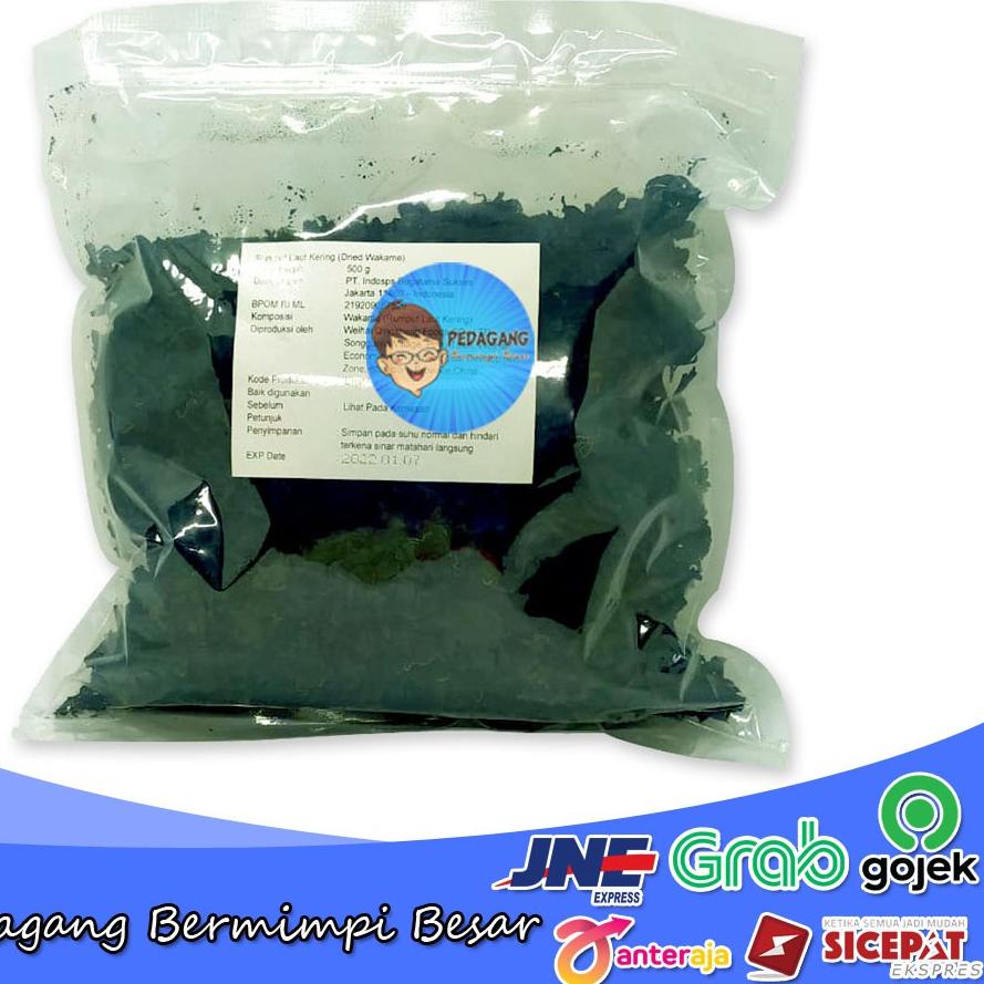 

Promo | KI3 | Cut Wakame 500gr | Dried Seaweed | Rumput Laut Kering