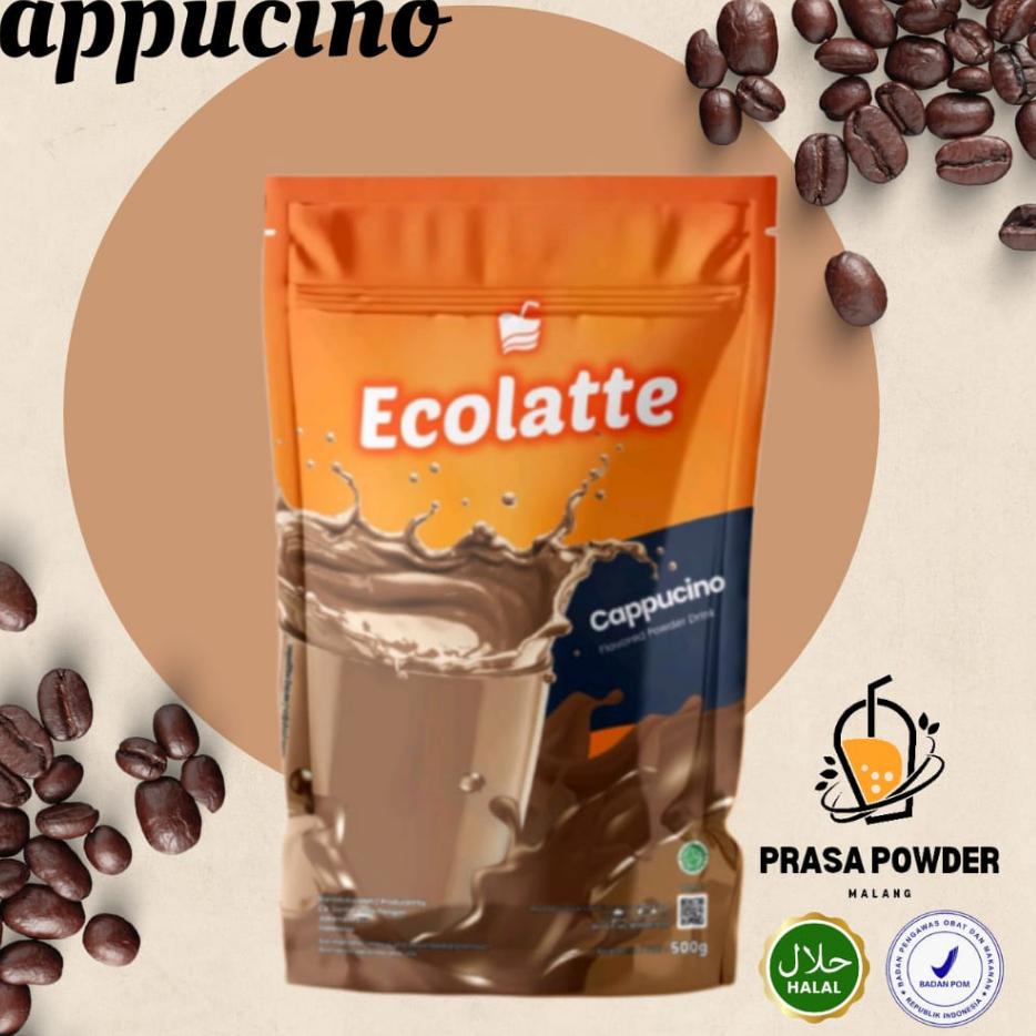 

COD | KI3 | ECOLATTE-Cholatte Powder Varian Kopi & Milk Tea BUNDLING 1KG