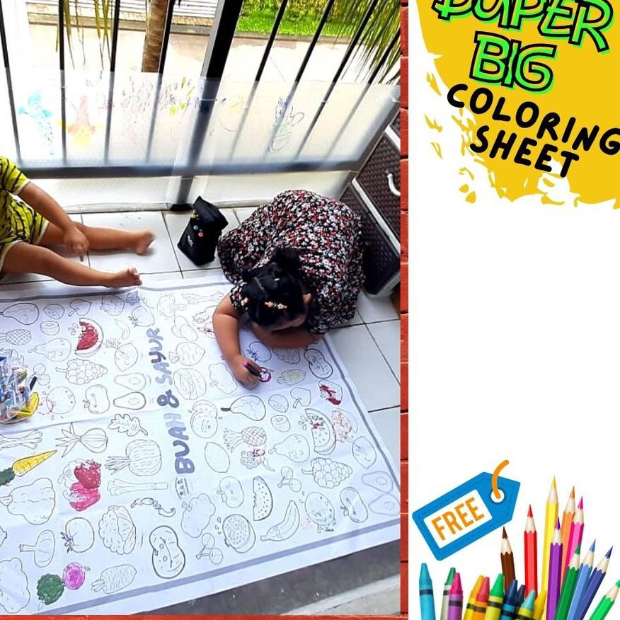 

Diskon | KP8 | KERTAS MEWARNAI JUMBO Yukitadraw Murah Poster Mewarnai Raksasa Ukuran Besar SERI DOODLE RAKSASA | Mainan edukasi kreasi anak kertas mewarna jumbo besar giant coloring sheet crayon