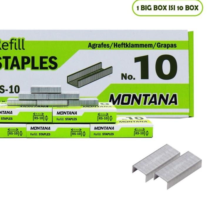 

Sale 6.6 | TD4 | [1pcs] MONTANA / Isi Stapler / Refill Stapler Montana No. 10