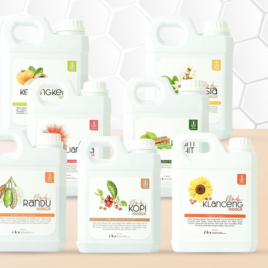 

Diskon | HJ6 | Madu Asli 1 Kg Madu Murni 100% Akasia Kaliandra Randu Klanceng Natural Honey Raw Honey