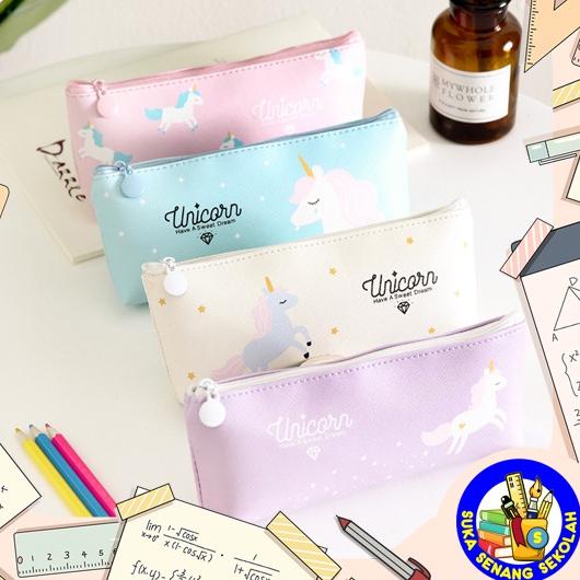 

Termurah | TD4 | Kotak Pensil / Pencil Case Unicorn SK0014