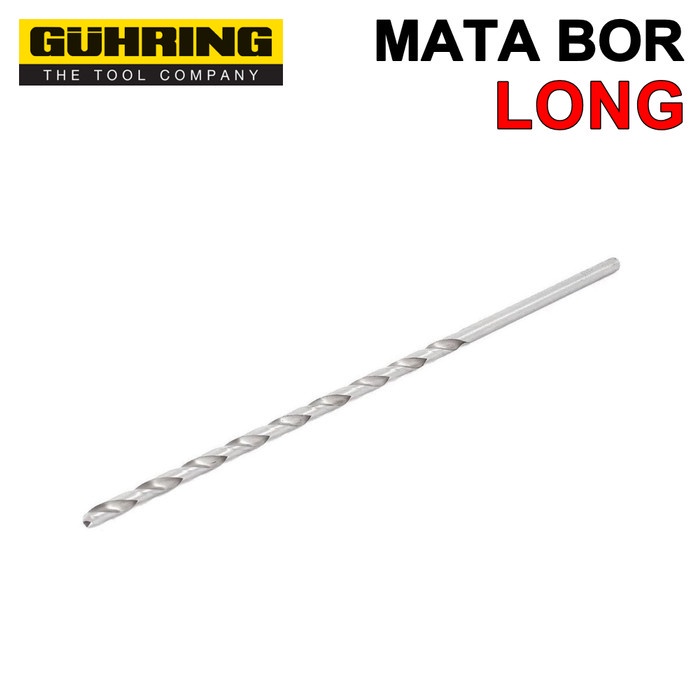 Mata Bor 2 GUHRING HSS Drill Long 2mm Panjang HSCO 2 mm