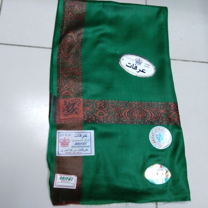 Sorban Sorban Hijau NU(C6Y1) Sorban Almas Arafat Surban Kashmiri Sorban Arafat Sorban Arab Premium O