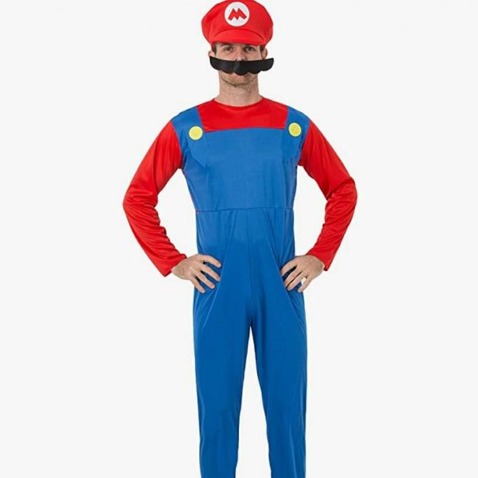 SUPER MARIO BROSS adult costume cosplay halloween kostum pria dewasa