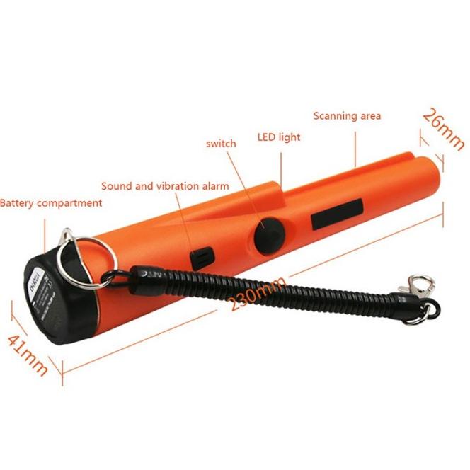 Gp Pointer Handheld Metal Detector / Detektor Logam Emas Perak Dll