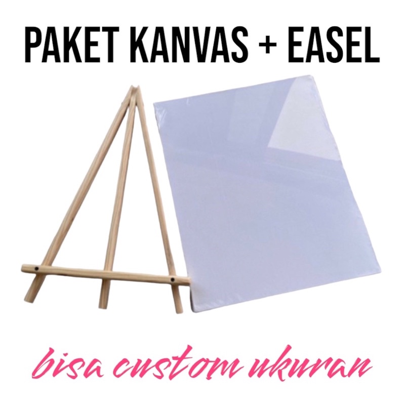 

Paket Kanvas Lukis Dan Easel Media Lukis Mini Besar Canvas Lukis