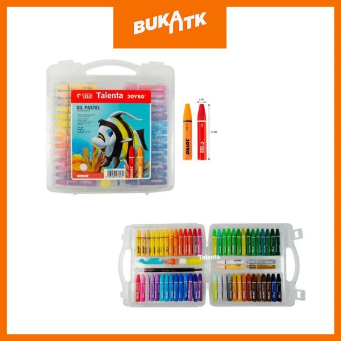 

oil pastel crayon utk mewarnai titi isi 55 wrn Joyko'