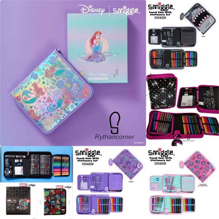 

Terlaris Smiggle Zip It Pencil Case Gift Package