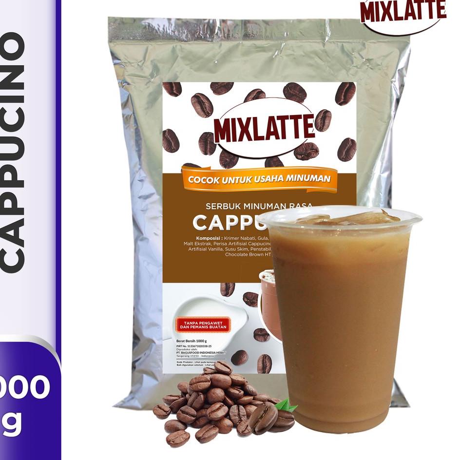 

Terbaru dan terlaris Powder Drink Bubuk Minuman Rasa CAPPUCINO MIXLATTE 1Kg 