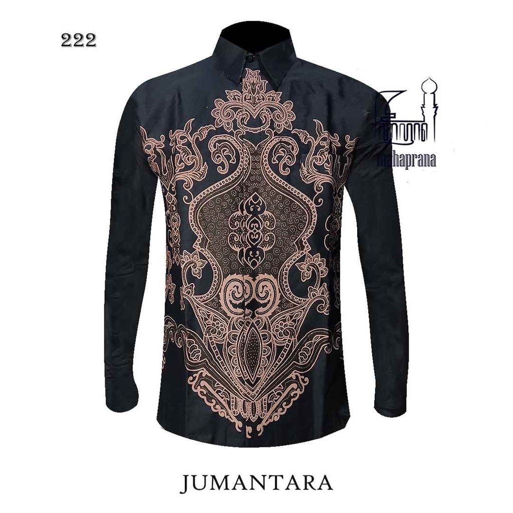 BATIK MAHAPRANA Motif JUMANTARA Atasan Kemeja Batik Pria Lengan Panjang Full Furing MHP-222