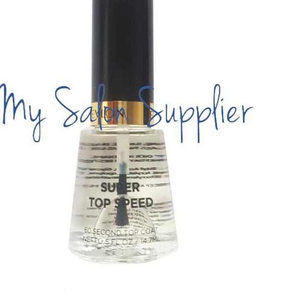 BRANDS FESTIVAL Revlon Super Top Speed 60 Second Top Coat Nail Polish 14 7ml !
