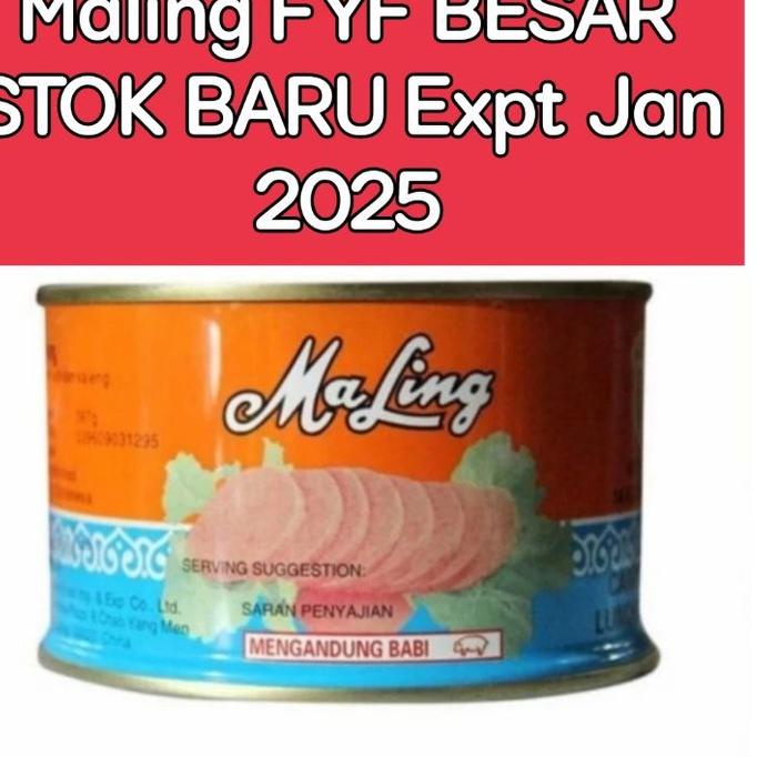 

Promo✔️✔️MaLing Ham FYF 397gr - Canned Pork Luncheon Meat Ham 397gr NONHALAL