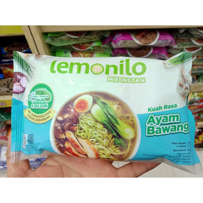 

Lemonilo Mie Instan Rasa Kuah Rasa Ayam Bawang