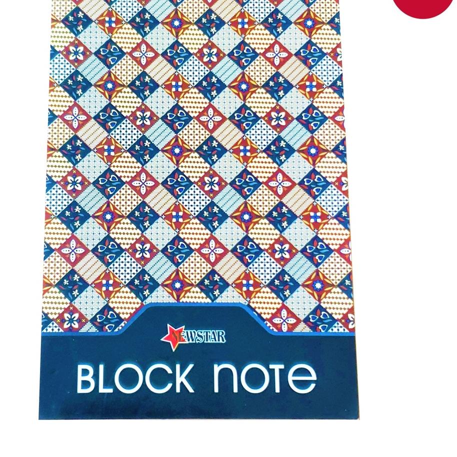 

Promo | HJ6 | Block Note/Notepad/Notebook/Blocknote Newstar Murah Batik A5 13,5x20 cm 20 lembar