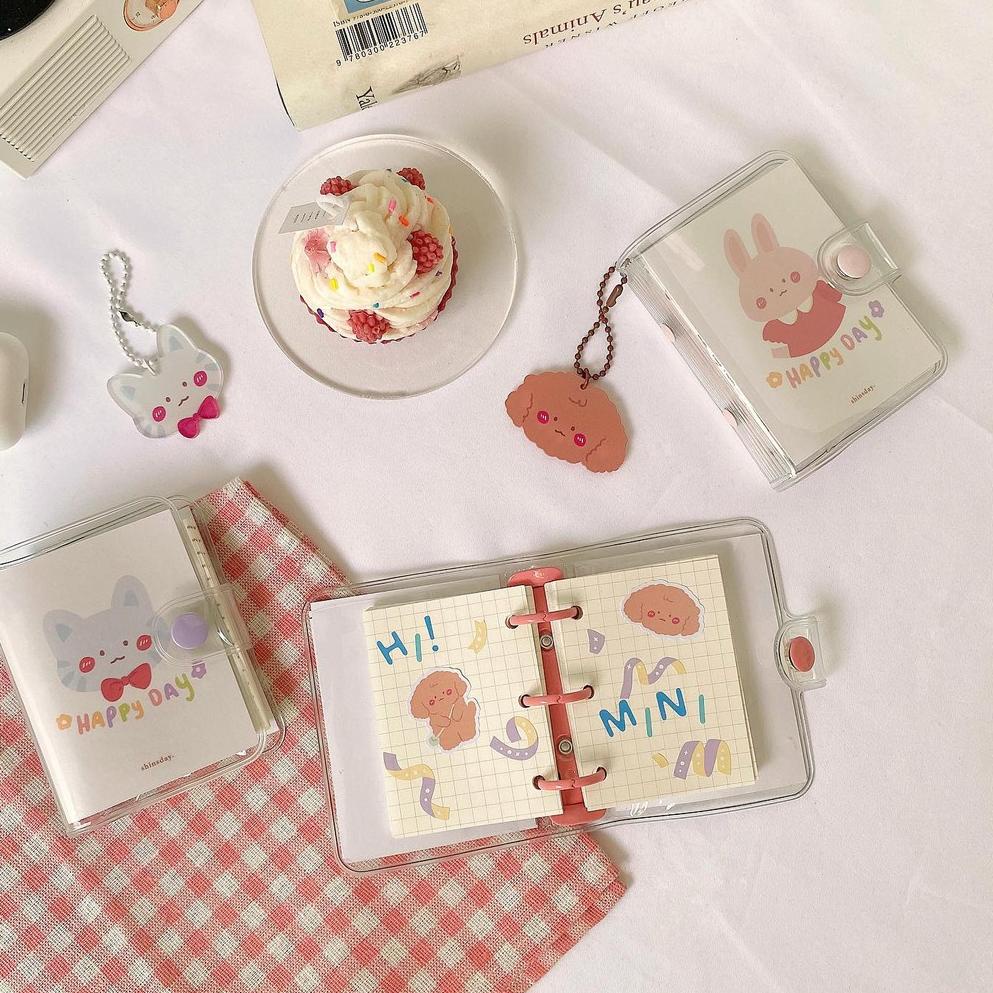 

NEW !!! Mini Binder 3 Rings Notebook Aesthetic [KODE 01]