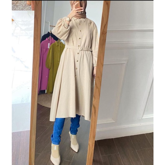 Tunik Zara +belt tag zara