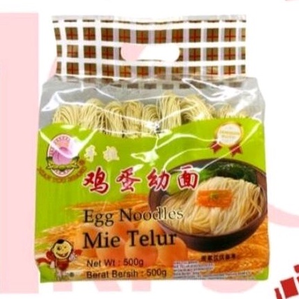 

Egg Noodles - Mie Telur Nezha Xian Tou Brand 500 gr