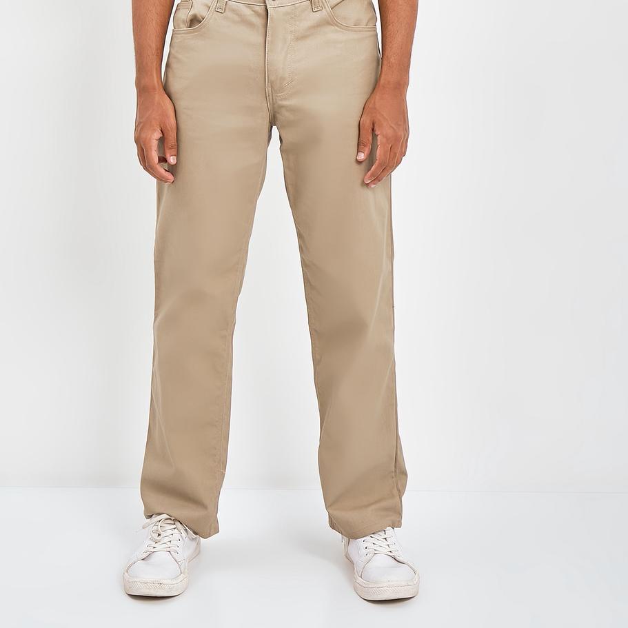 Restock Pluviophile - Chino Basic Reguler celana chino standar - Mocca