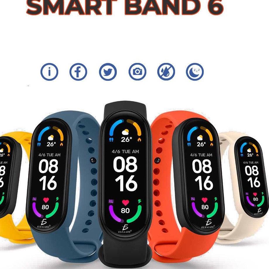 Promotion TERBARU SKMEI Smartwatch Sport Fitness Tracker Heart Rate -Smartwatch M6 Smart Bracelet M6