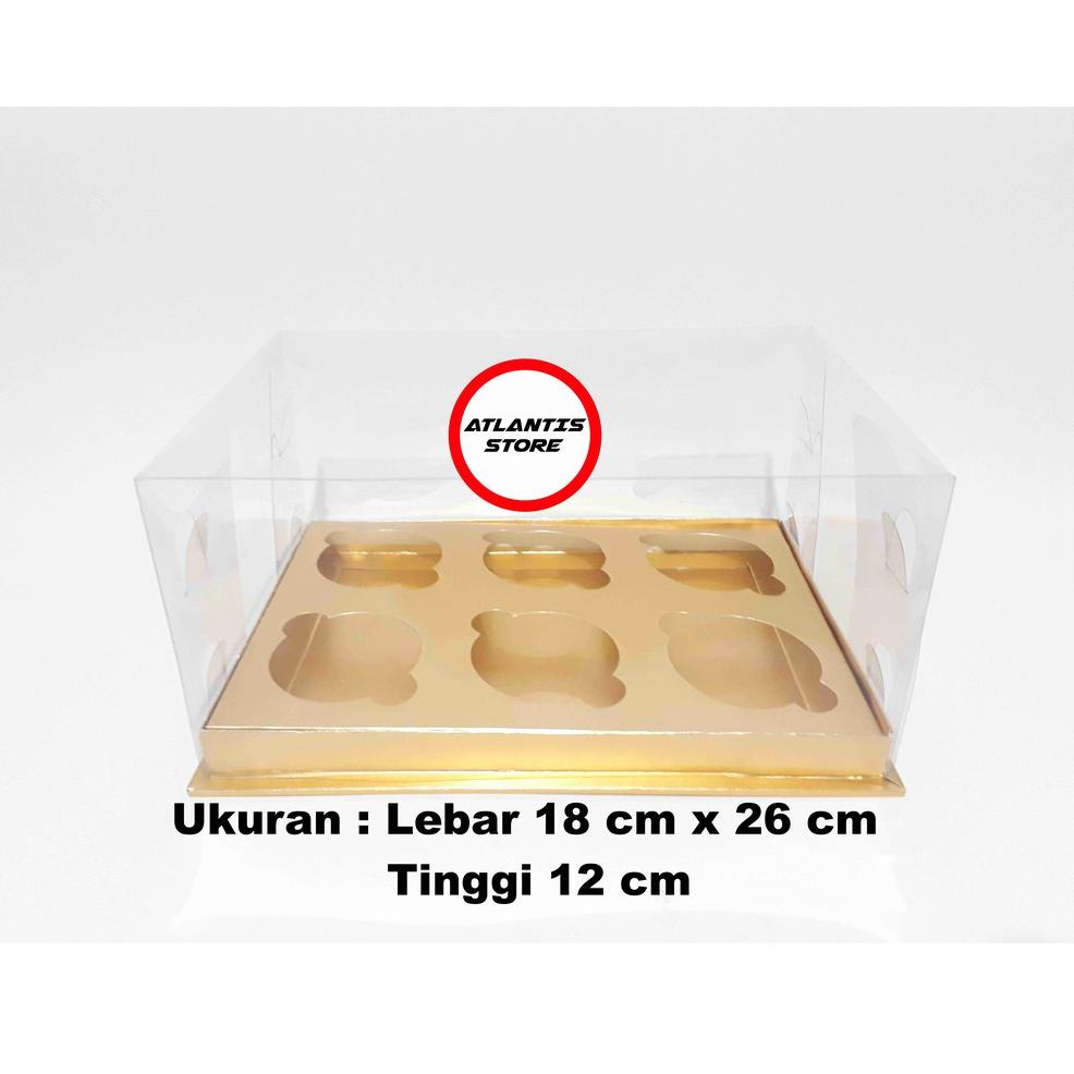 

[NEW ARRIVAL !!] BOX CUPCAKE MIKA GOLD ISI 6 ( S6 GOLD ) [KODE 359]