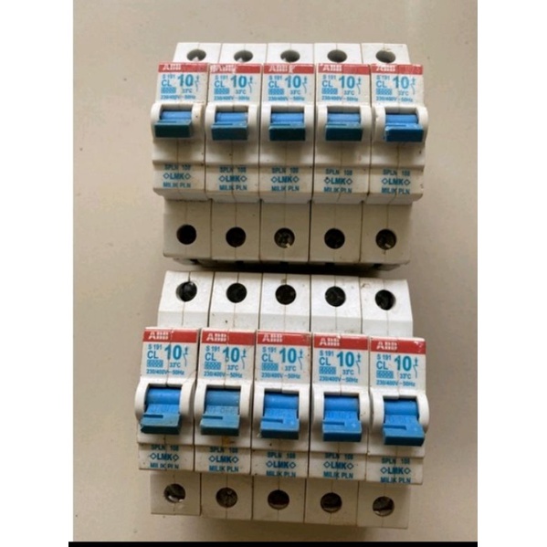 MCB PLN ABB s191 CL 10A 1phas