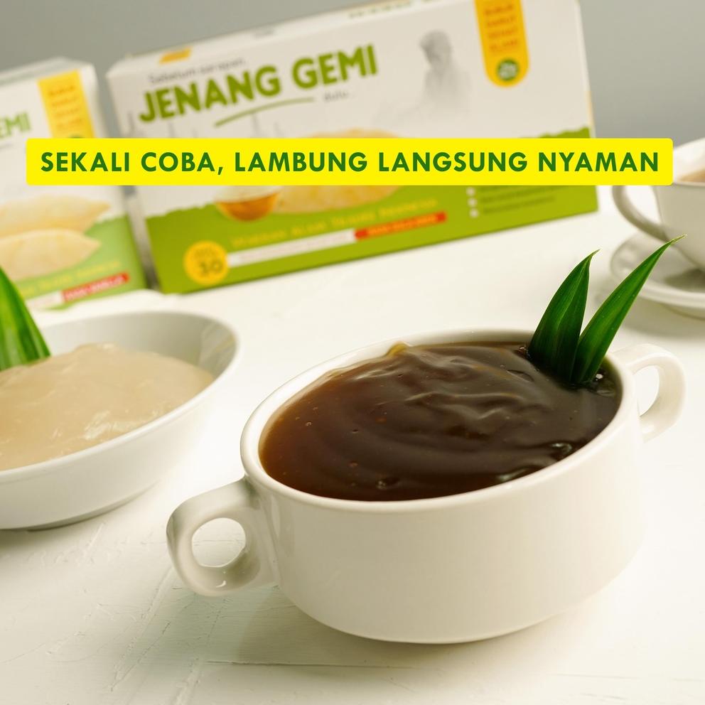 

✔✔SALE✔✔ Jenang Gemi Sachet Obat Sekaligus Camilan Sehat Bebas Gluten Untuk Asam Lambung Gerd dan Gangguan Gencernaan