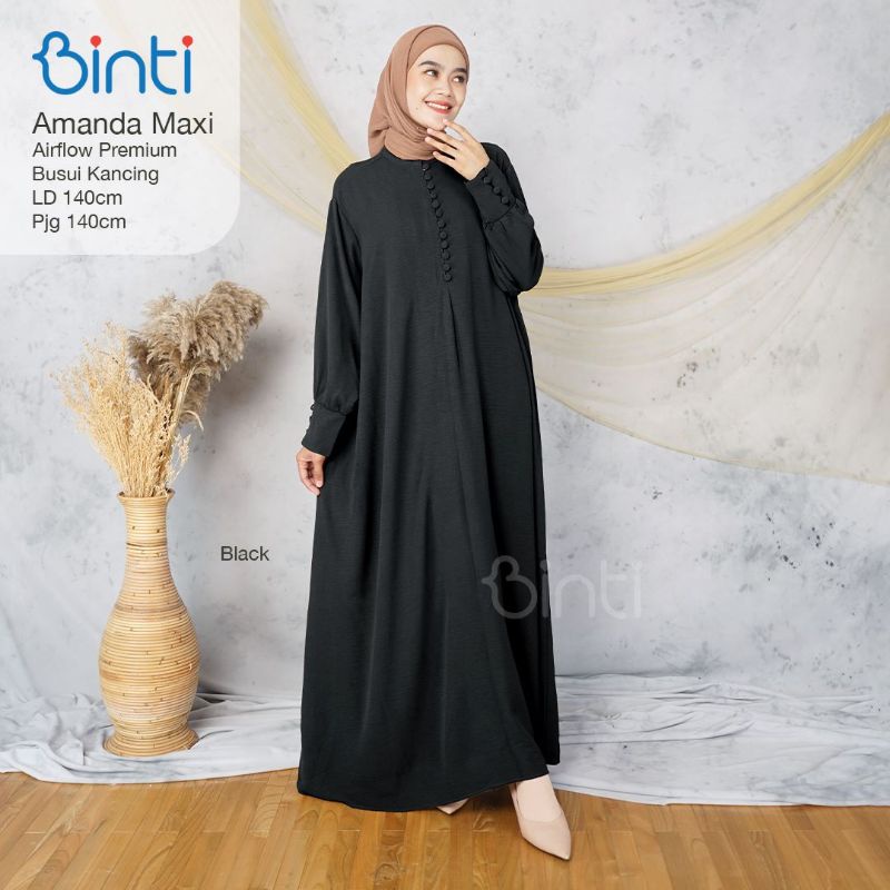 Amanda Maxi jumbo dress jumbo gamis jumbo gamis busui ory by binti