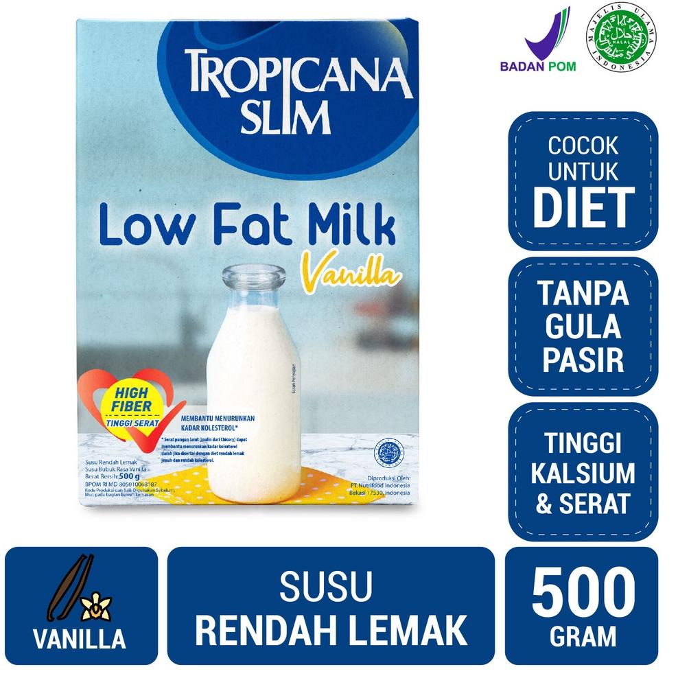 

Ready Stok Tropicana Slim Susu Low Fat Vanilla 500gr - Susu Bantu Diet Turunkan Kolesterol