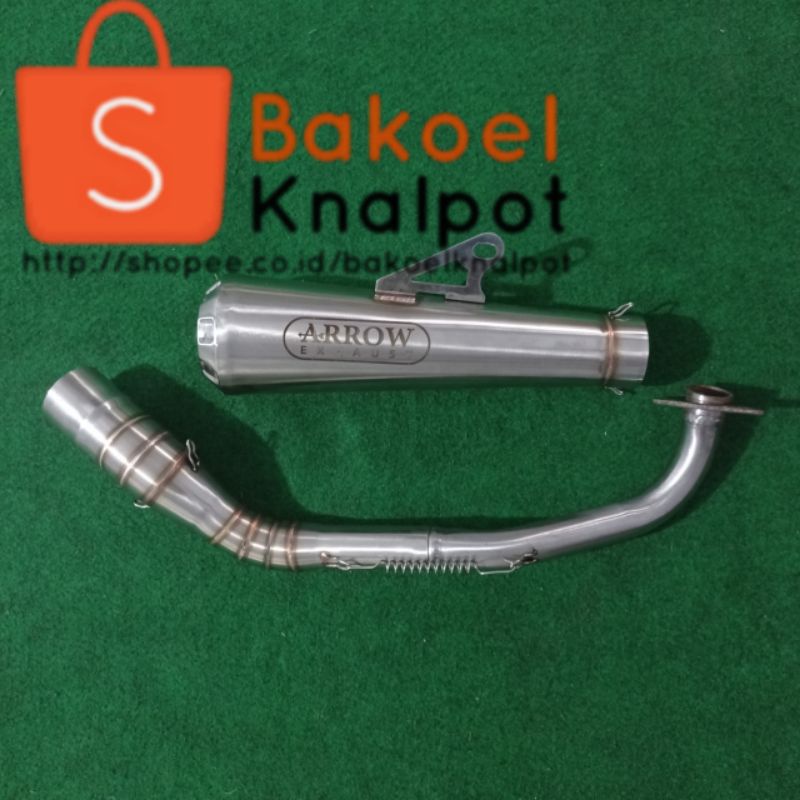 Knalpot Nmax Arrow inlet 50mm / Knalpot Arrow Nmax new / Nmax old / Aerox / Beat new / Beat Karbu / 