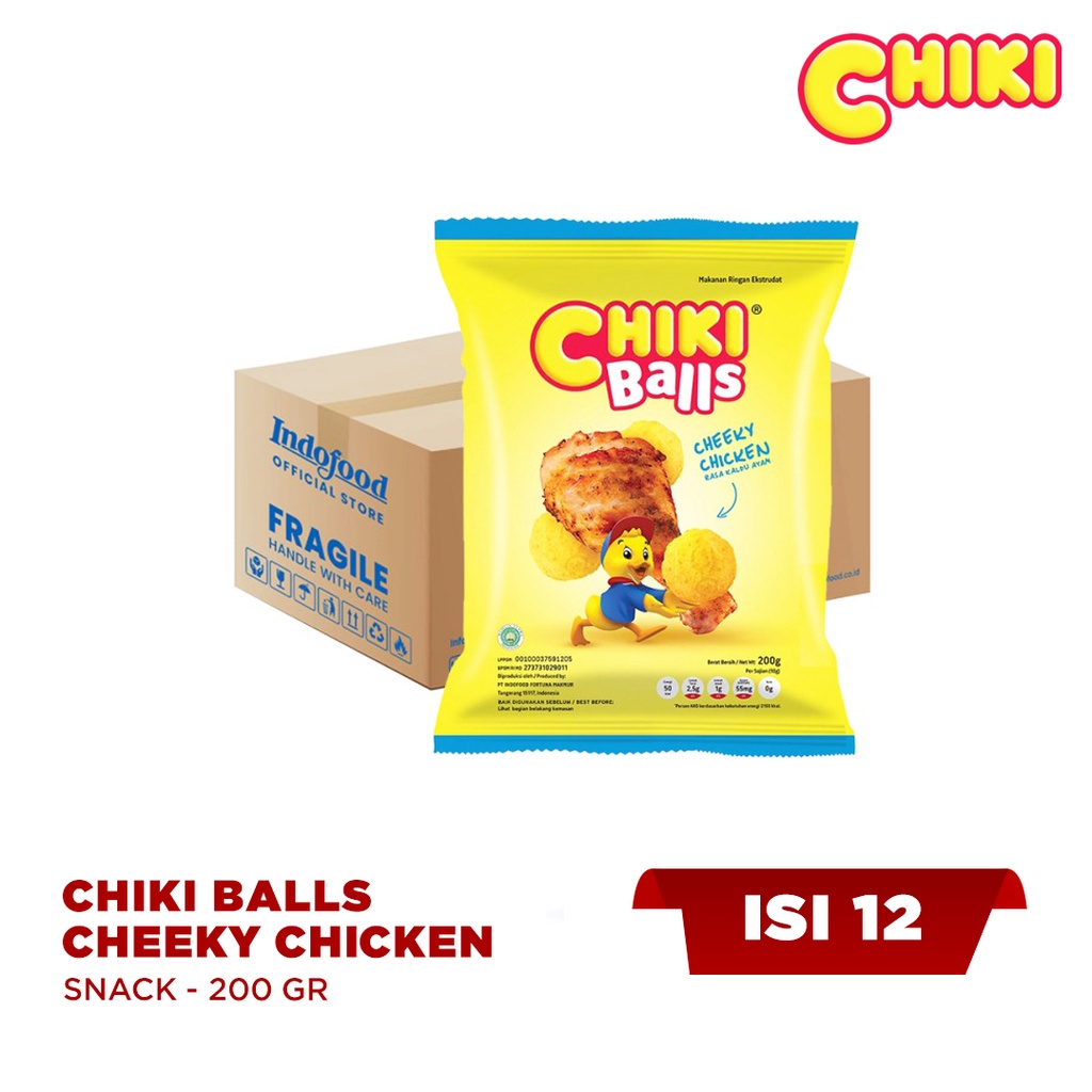

1 ctn - Chiki Balls Cheeky Chicken 200 gr