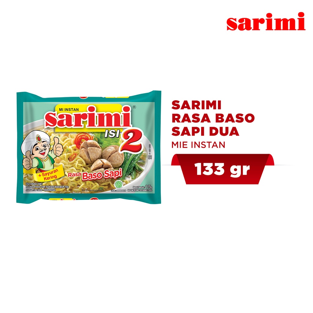 

CTN - Sarimi Rasa Baso Sapi Dua 115 Gr