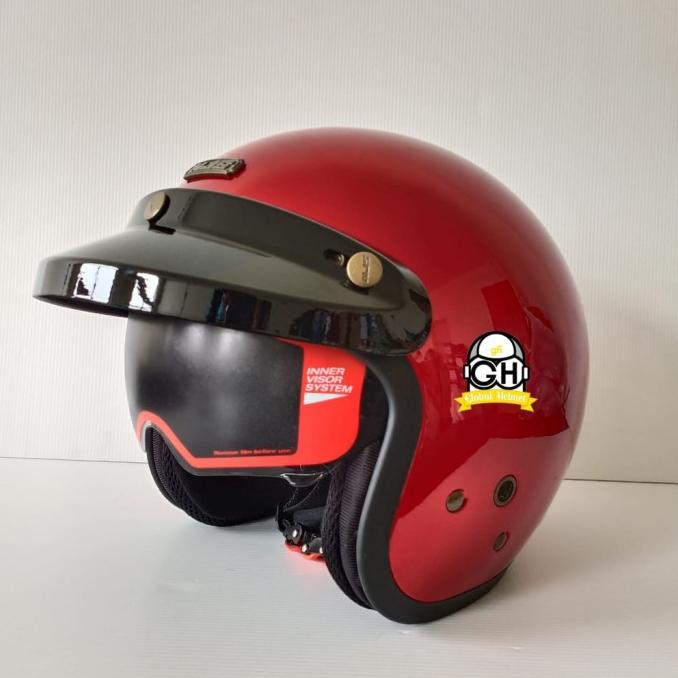 NJS NX-2 SOLID HELM RETRO HELM NJS NX2