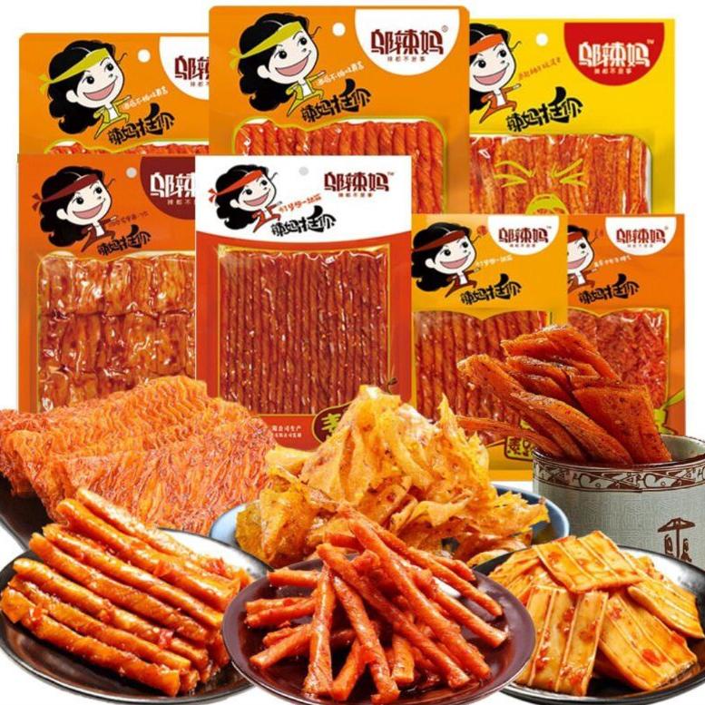 

Stok terbaru (HALAL) 邬辣妈 酒鬼豆筋 香辣味 辣条 Wulama Latiao Spicy Tofu
