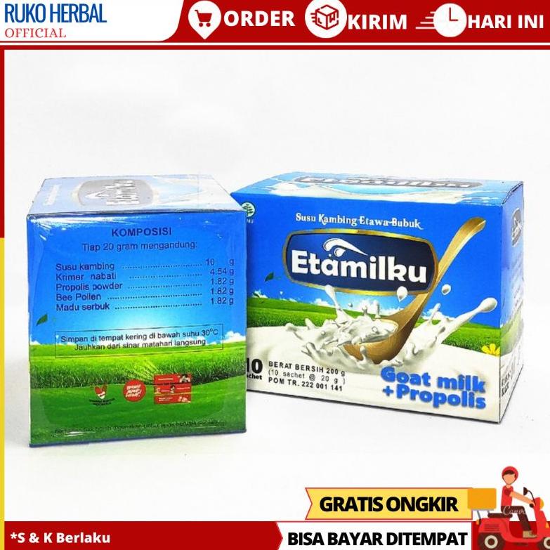 

【F⚡ASH SALE✅】 Susu Kambing Etawa Plus Propolis Propolis Asli Original POM / BPOM