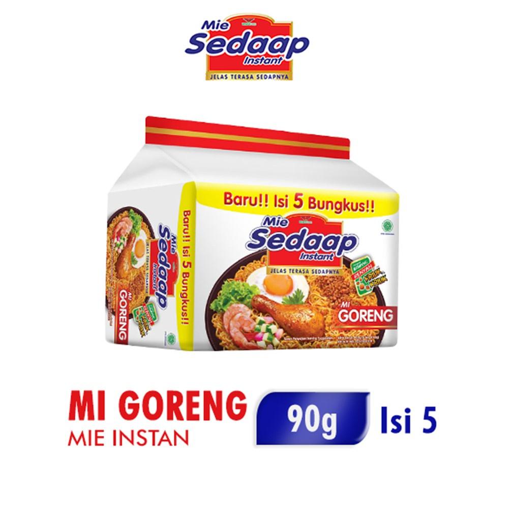 

TERMURAH SEDAAP Mie Instan Goreng Isi 5 Bag 90GR