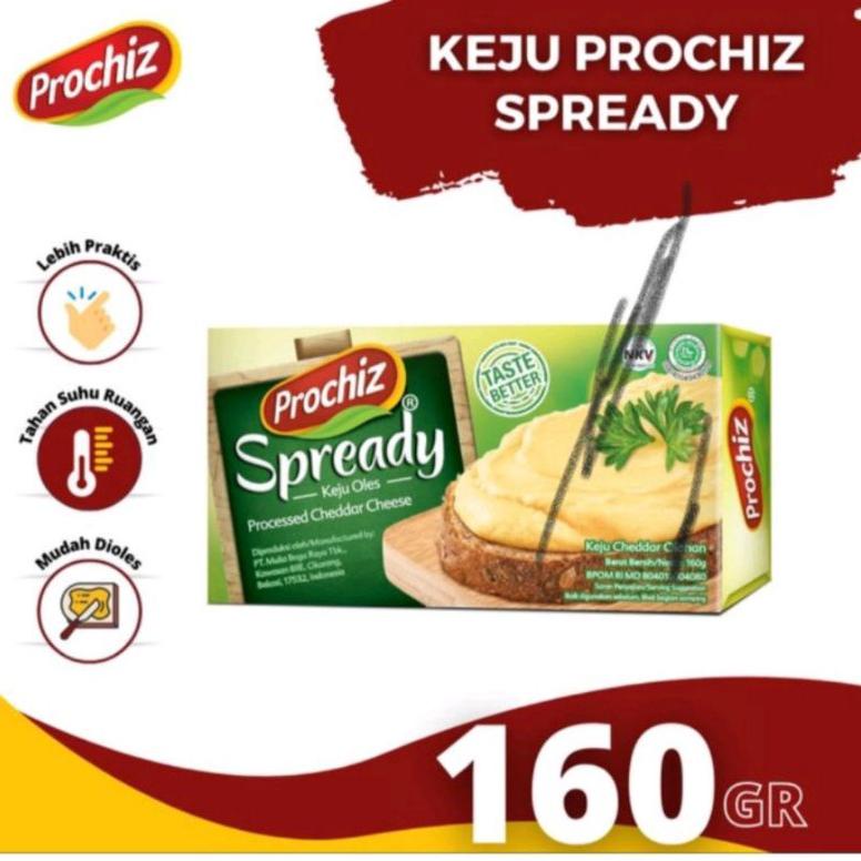 

COD✔️ Keju PROCHIZ SPREADY 160 gr
