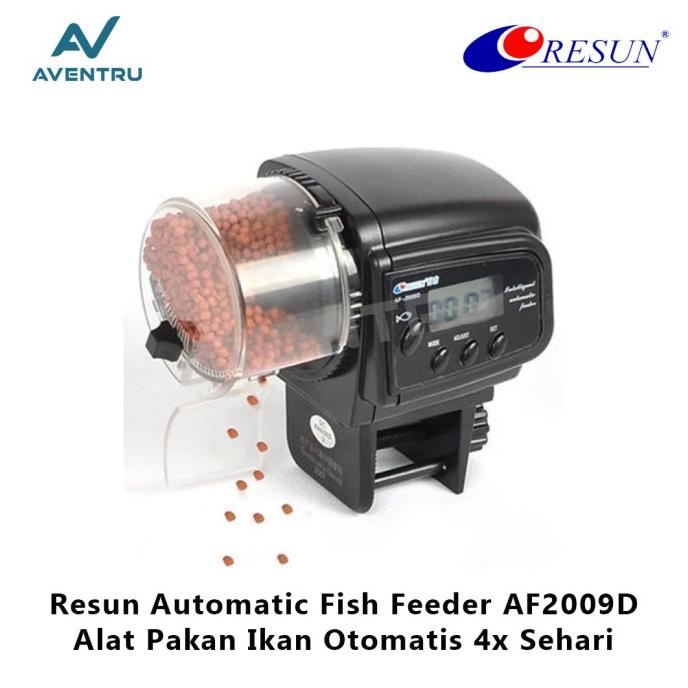 Resun Auto Fish Feeder Timer Alat Pemberi Makan Pakan Ikan Otomatis