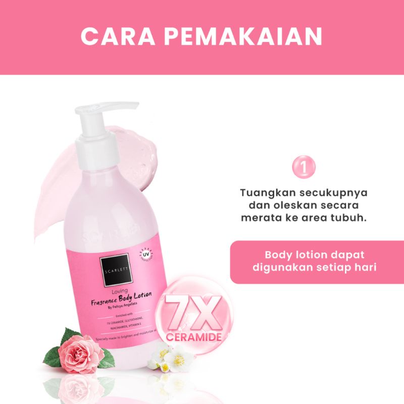 Scarlett Body lotion LOVING | brightening body lotion scarlett whitening original